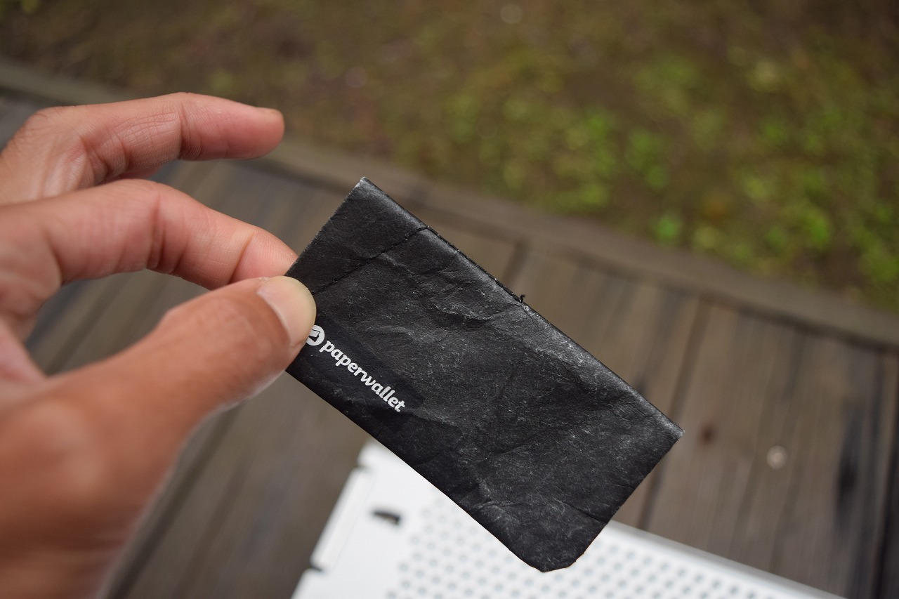 【ギアレビュー】タイベックの最軽量財布！paperwallet！