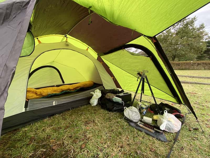 コールマンのツーリングドームテントでのソロキャンプがマジで快適